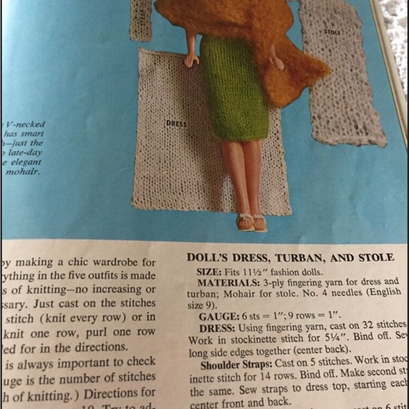 Vintage 1965 McCalls Step By Step Knitting For Beginners Paperback - Picture 5 of 6